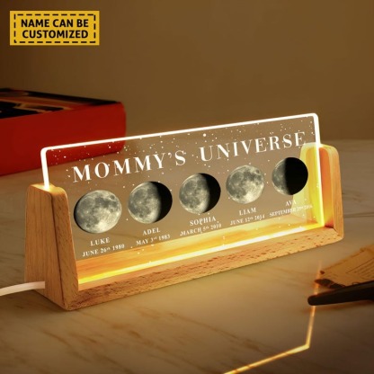 Personalized Moon Phase by Date Gift Personalised Mom Moon Phase Lamp FHC51033