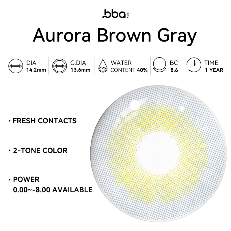 Aurora Brown Gray | 1 Year (1 Piece)