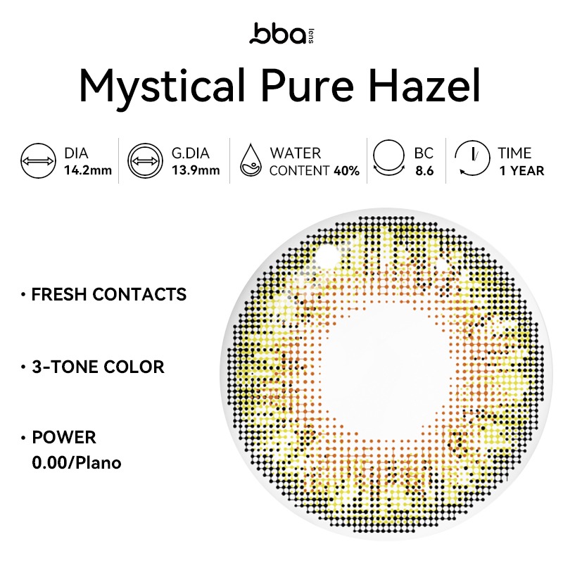 Mystical Pure Hazel | 1 Year (1 Piece)