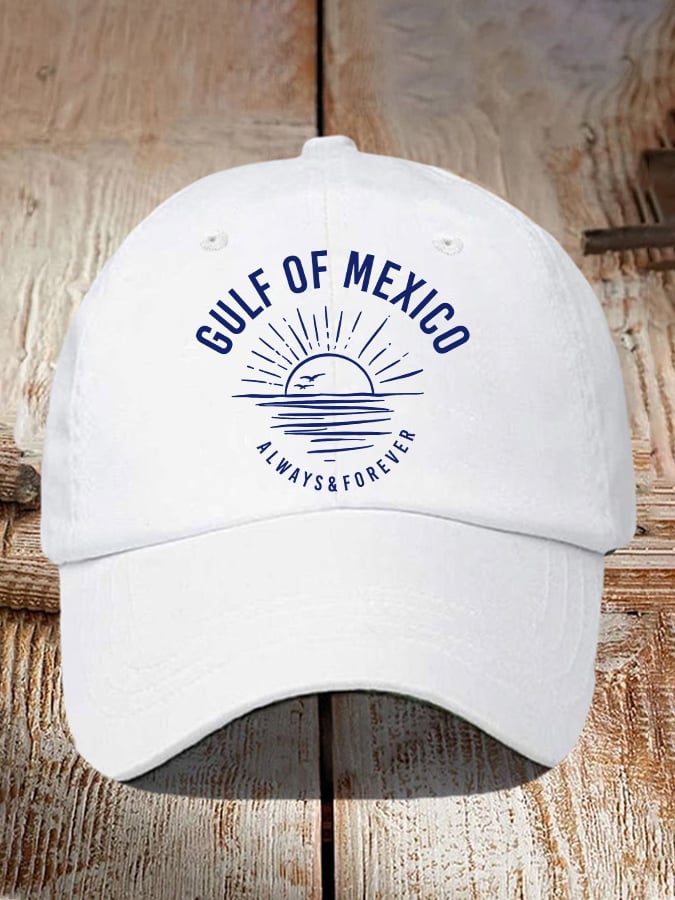 Gulf Of Mexico Print Baseball Cap