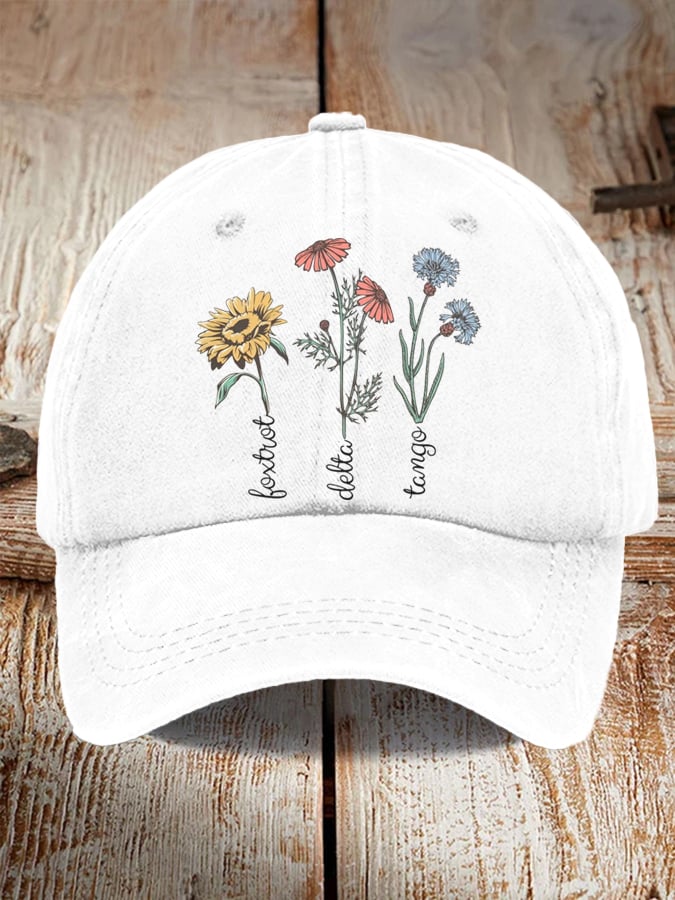 Unisex 'Foxtrot Delta Tango' Printed Hat