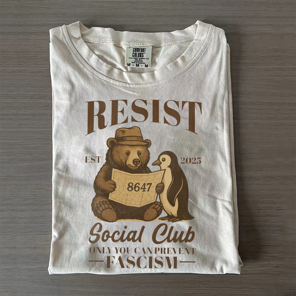 Bears Penguins Resist T-shirt