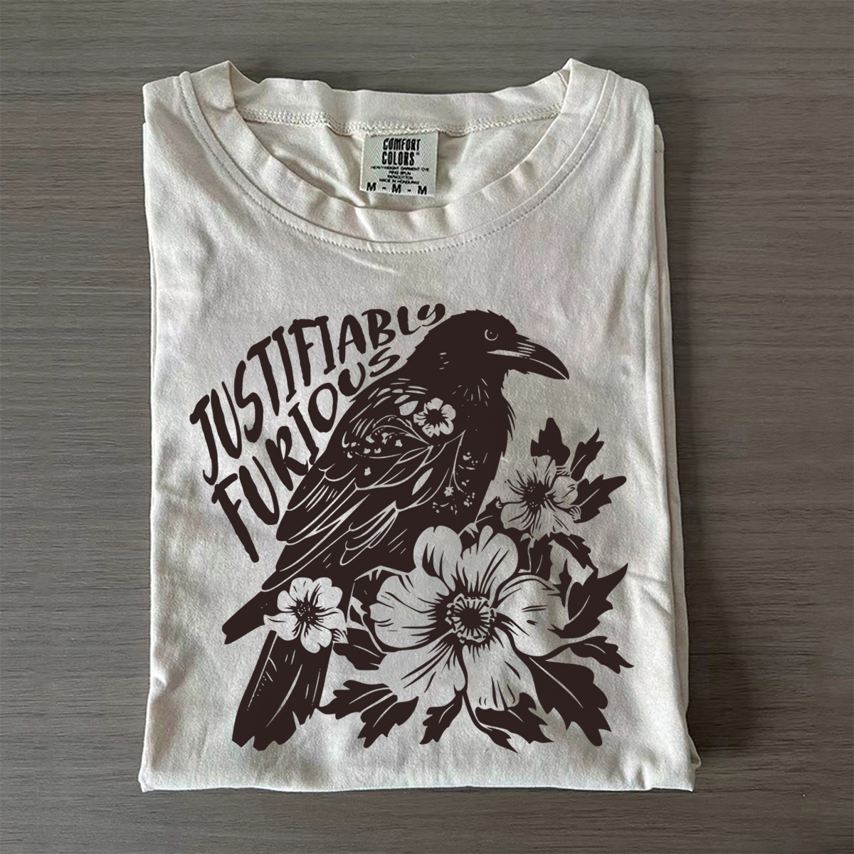 Justifiably Furious Raven T-shirt