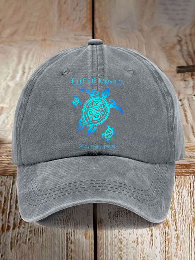 Unisex Gulf Of Mexico Print Hat