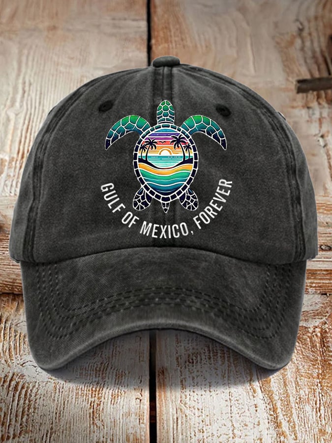 Unisex Gulf Of Mexico, Forever Sea Turtle Hat