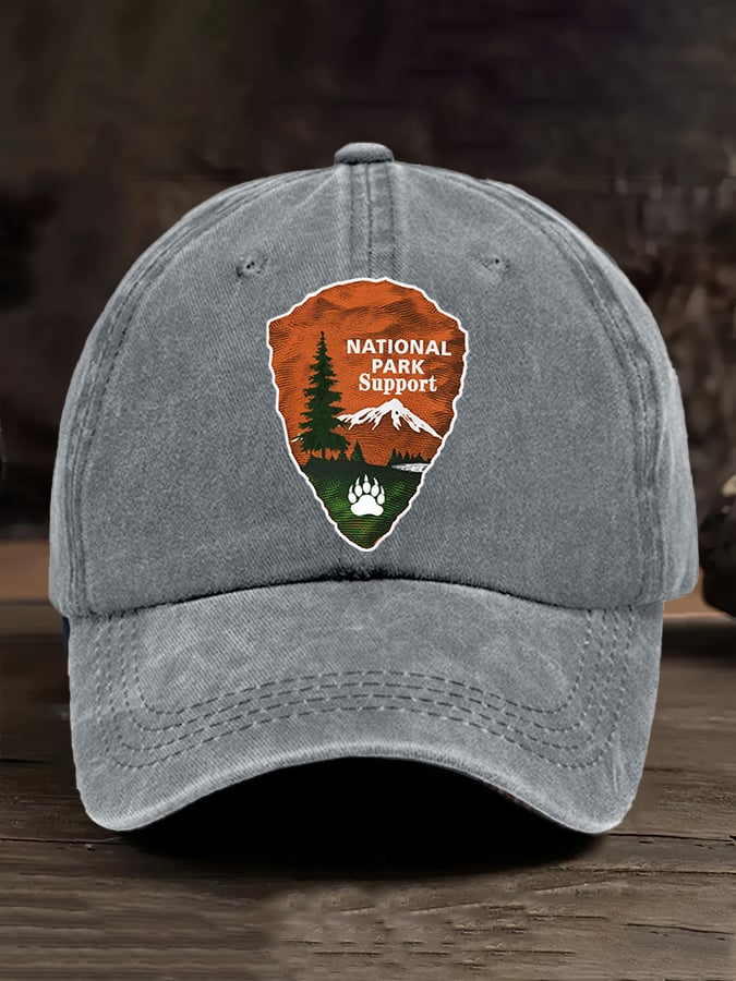 Protect Our National Parks Print Baseball Cap