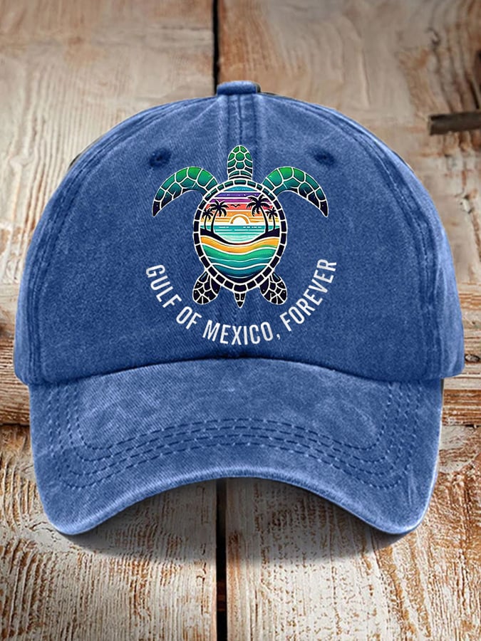 Unisex Gulf Of Mexico, Forever Sea Turtle Hat