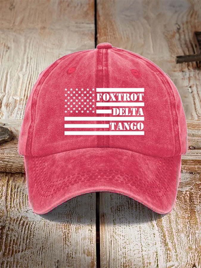 Unisex Fashion Flag Print Hat