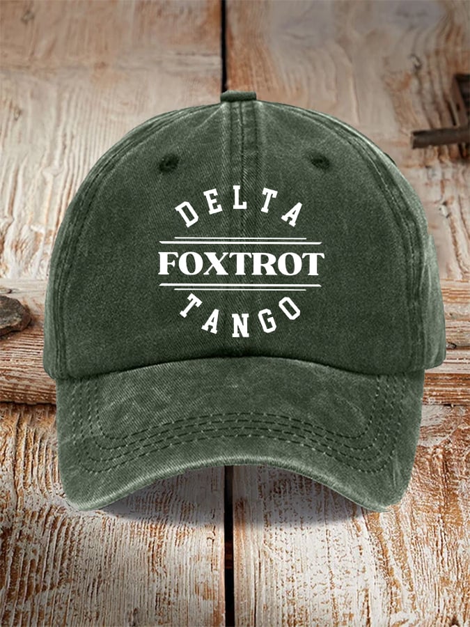 Unisex Foxtrot Delta Tango Print Hat