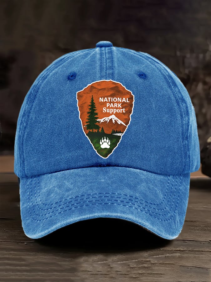 Protect Our National Parks Print Baseball Cap