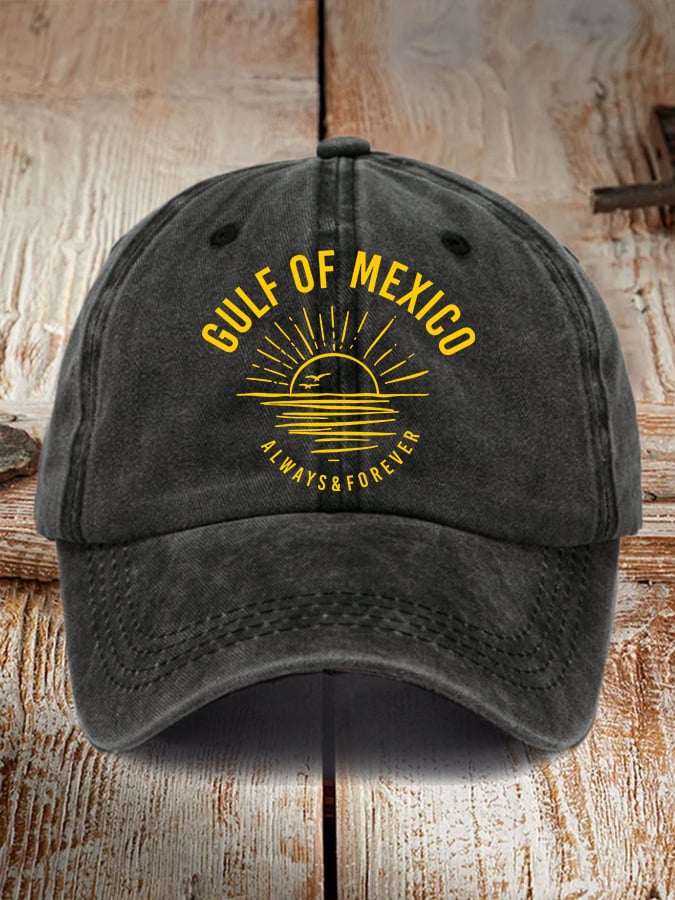 Gulf Of Mexico Print Baseball Cap