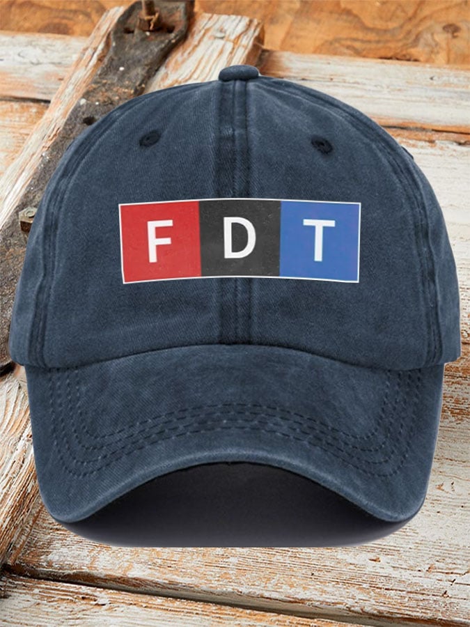 Retro FDT Printed Baseball Cap