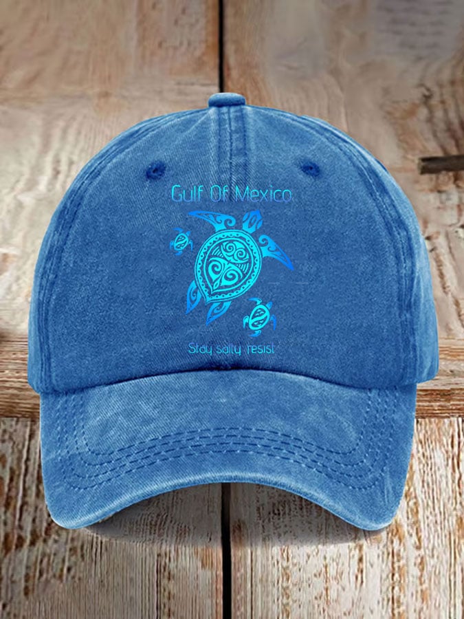 Unisex Gulf Of Mexico Print Hat