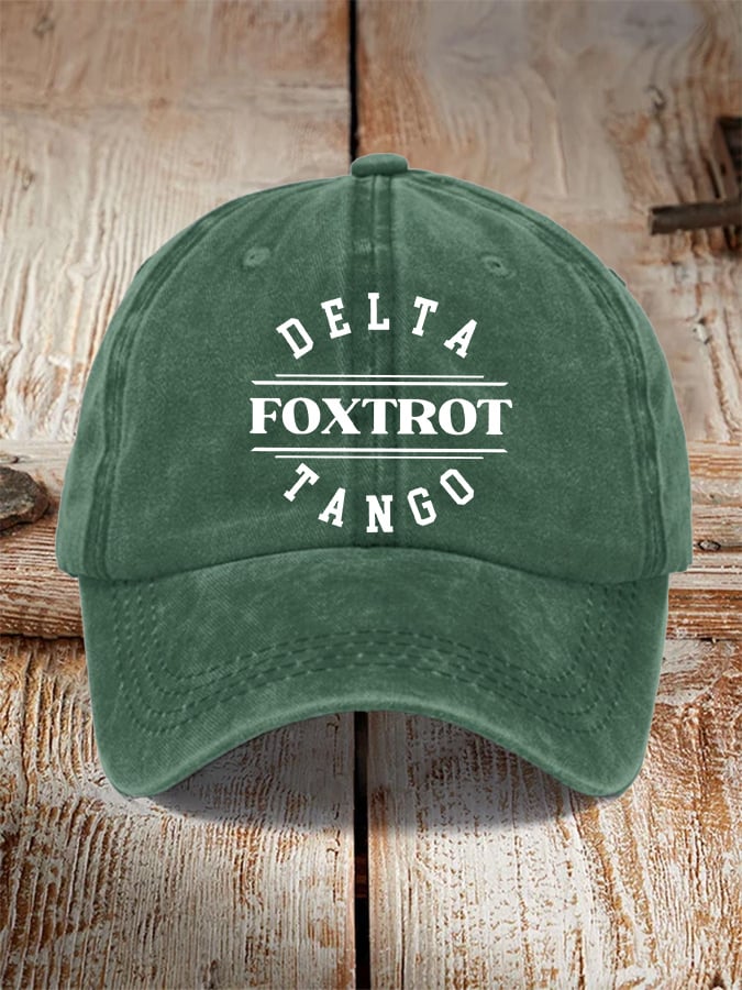 Unisex Foxtrot Delta Tango Print Hat