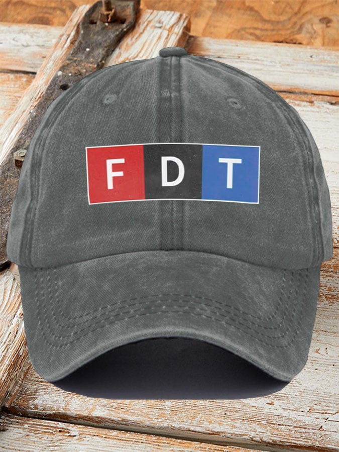 Retro FDT Printed Baseball Cap