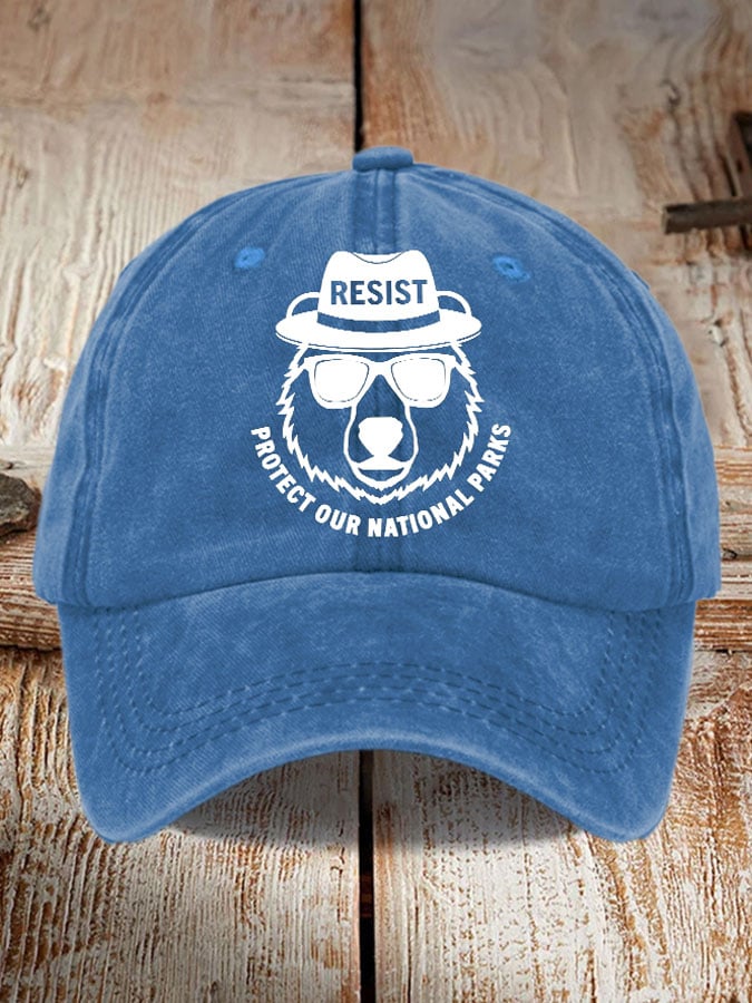 Protect Our National Parks Print Baseball Cap