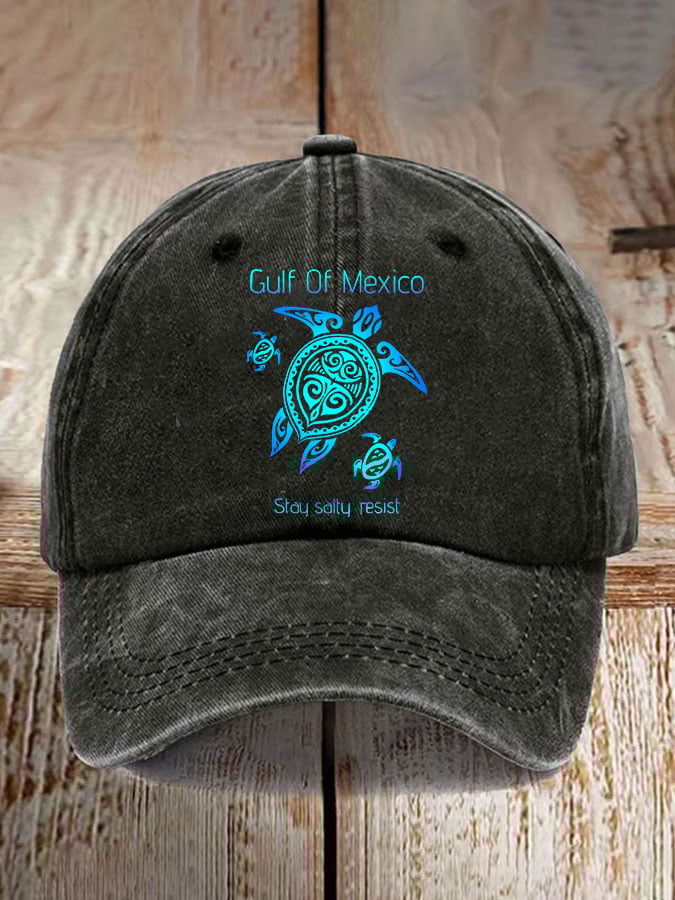 Unisex Gulf Of Mexico Print Hat