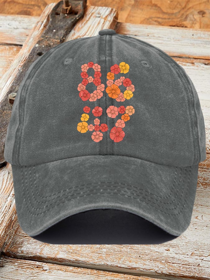 Floral 8647 Printed Baseball Cap