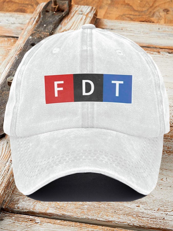 Retro FDT Printed Baseball Cap