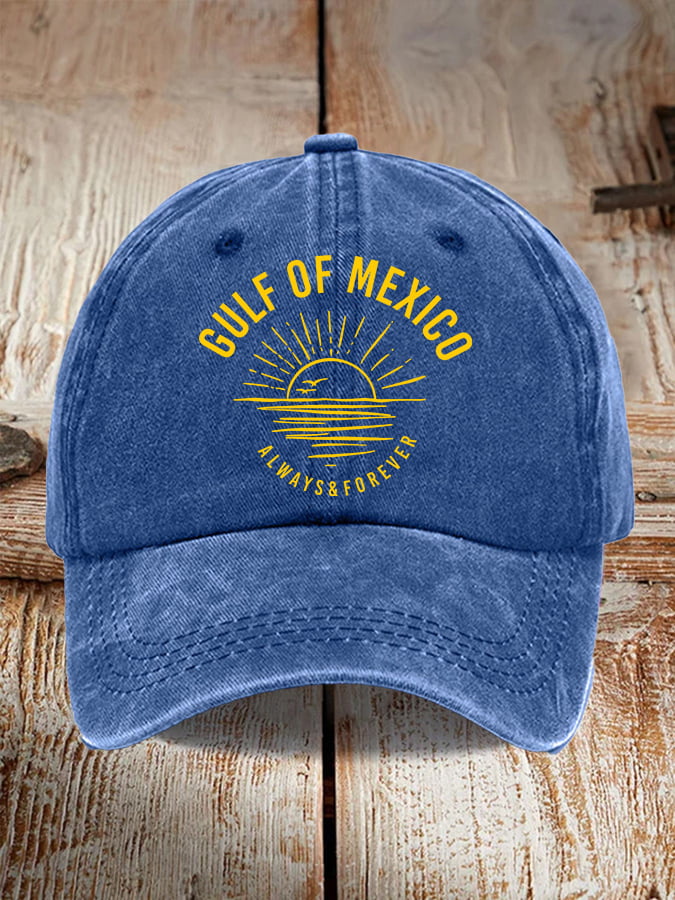 Gulf Of Mexico Print Baseball Cap