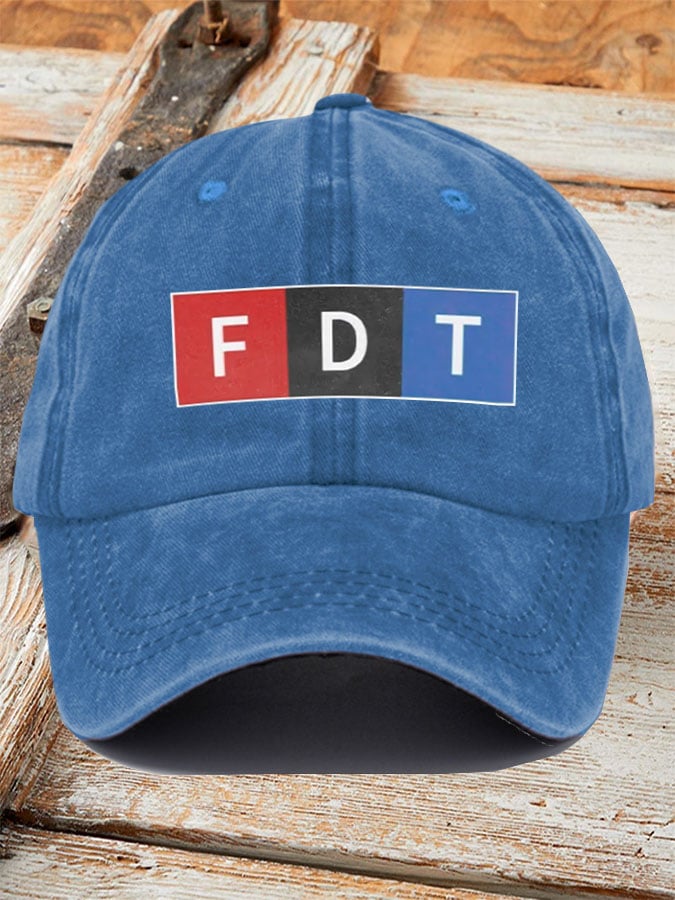 Retro FDT Printed Baseball Cap