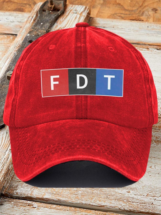 Retro FDT Printed Baseball Cap