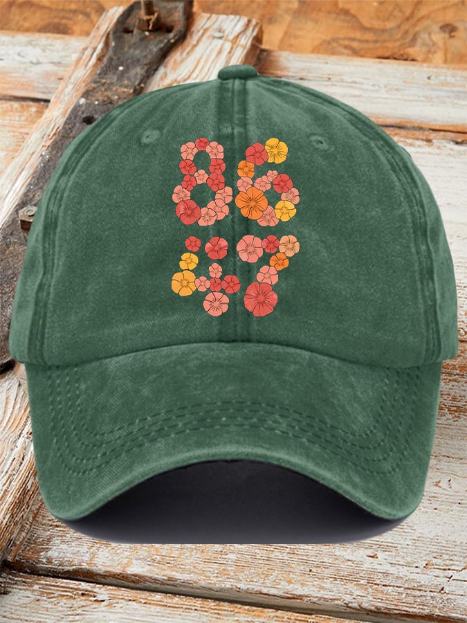 Floral 8647 Printed Baseball Cap