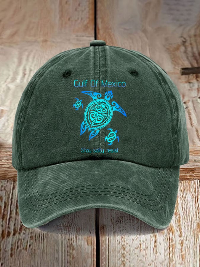 Unisex Gulf Of Mexico Print Hat
