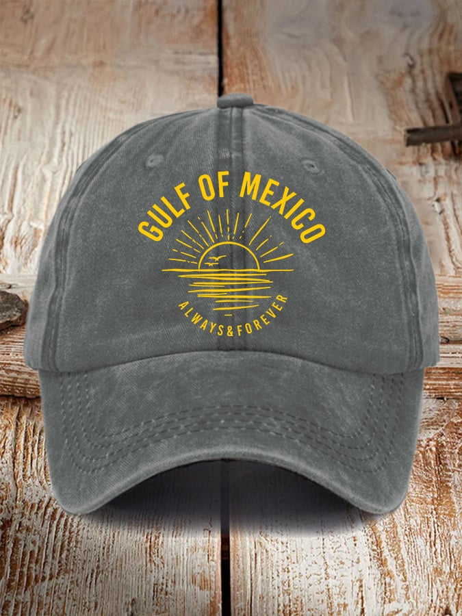 Gulf Of Mexico Print Baseball Cap
