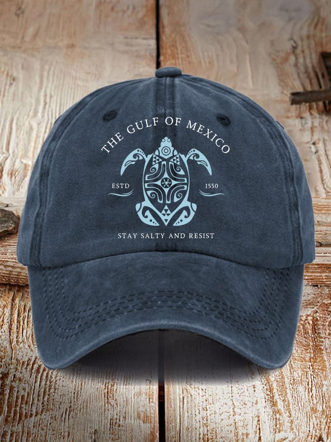 Gulf Of Mexico Print Baseball Cap