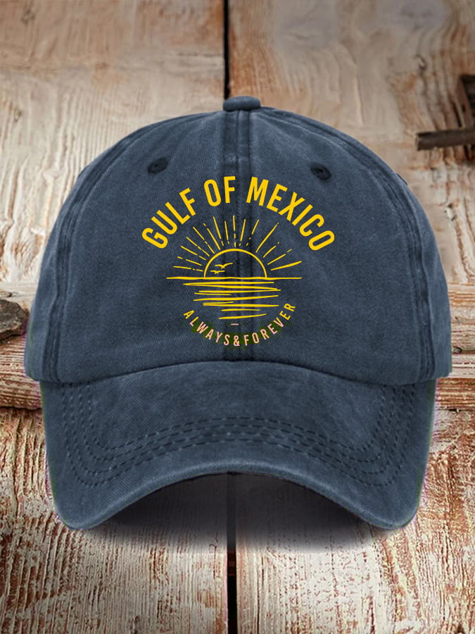 Gulf Of Mexico Print Baseball Cap