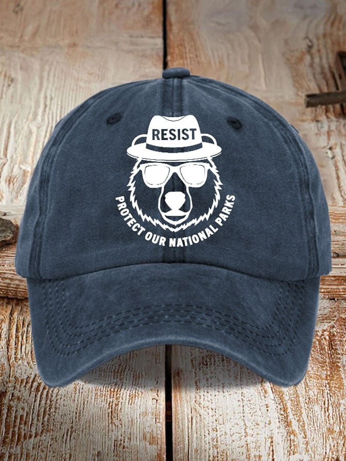 Protect Our National Parks Print Baseball Cap