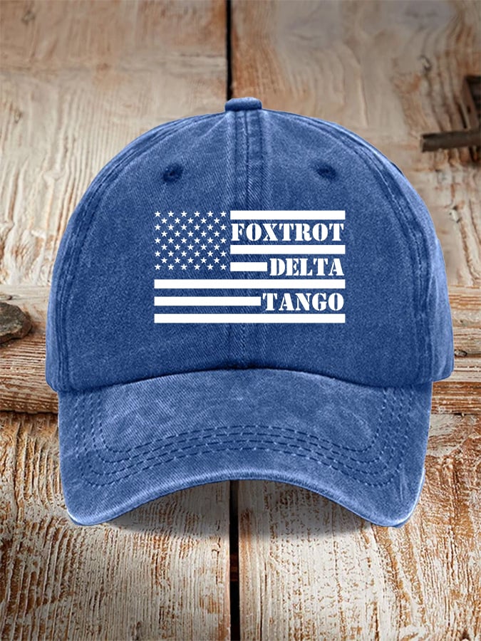 Unisex Fashion Flag Print Hat