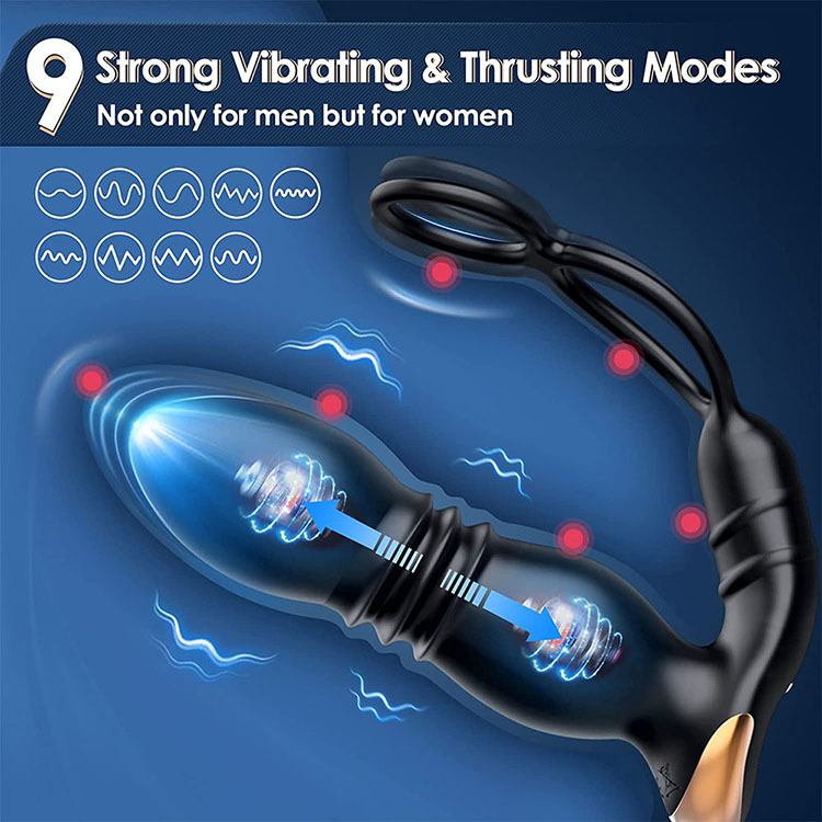 demon king-Vibrating Dual Stimulation prostate massagger