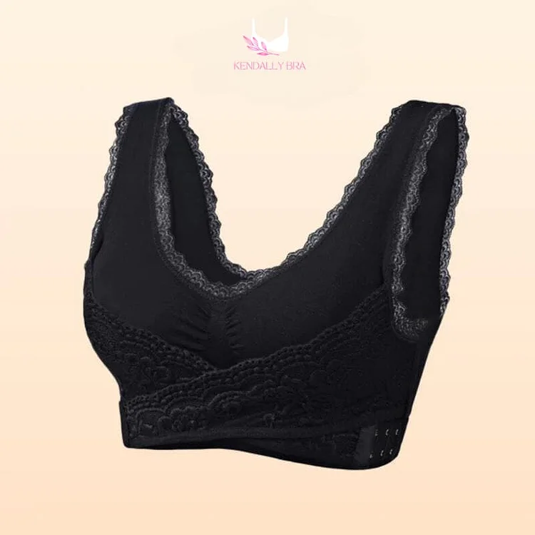 LAST DAY SALE 49% – Comfy Corset Adjustable Bra Front Cross Side Buckle Lace Bras