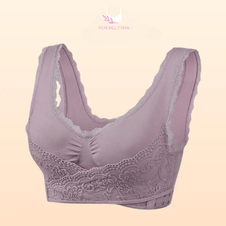 LAST DAY SALE 49% – Comfy Corset Adjustable Bra Front Cross Side Buckle Lace Bras