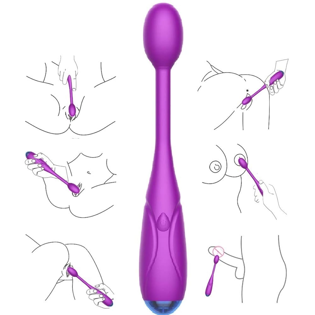 “Strong earthquake and low noise”-  💥Powerful Mini Wand Portable Massage Ball