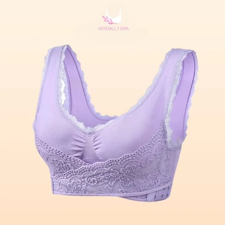 LAST DAY SALE 49% – Comfy Corset Adjustable Bra Front Cross Side Buckle Lace Bras