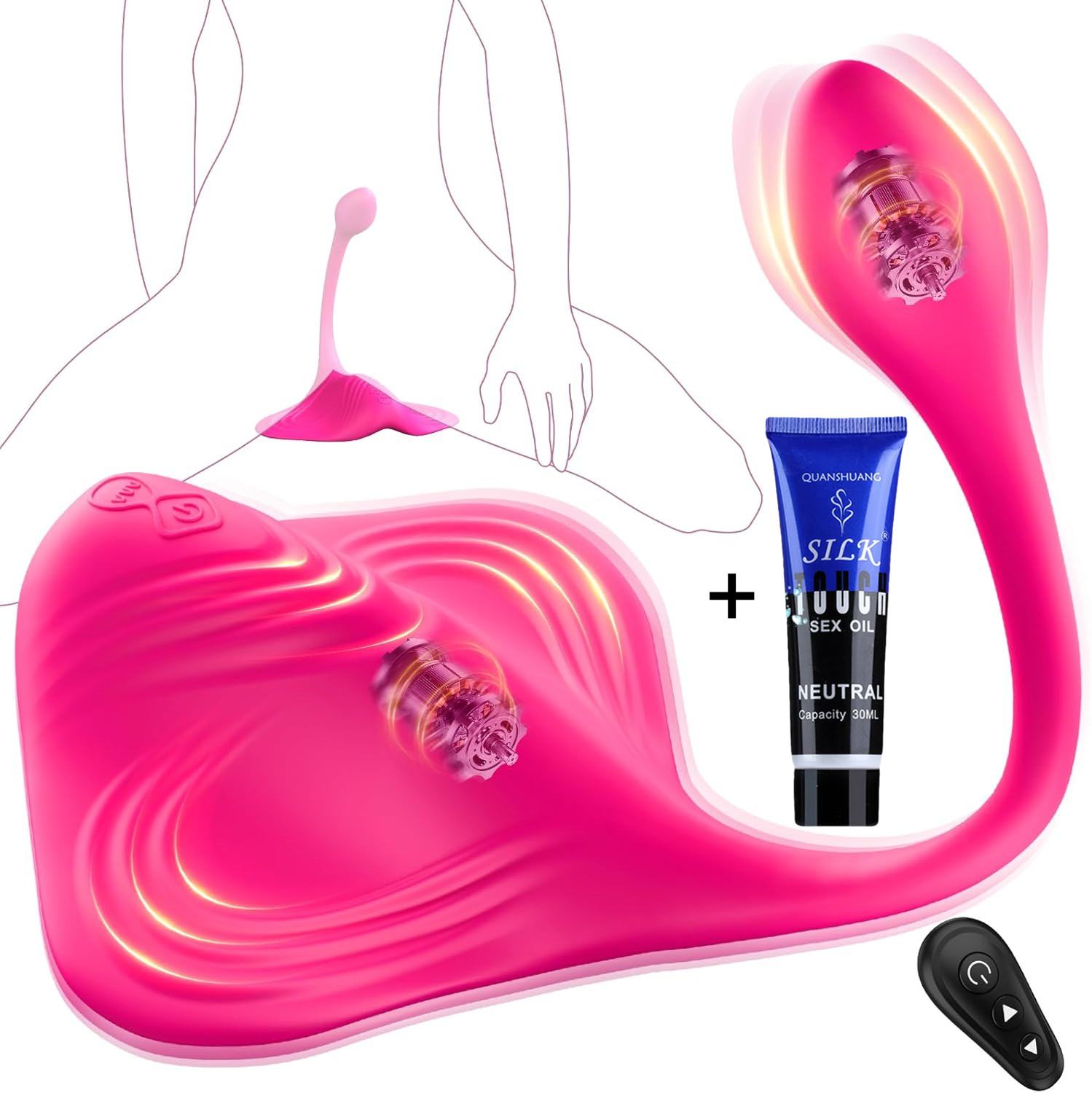 😍New style manta rays shaped design-3 In 1 Sex Toys