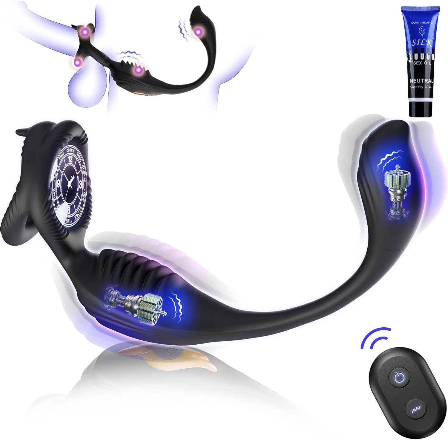 🔥Limited Time Offer on Couple Sets- 4 in 1 sex toy anal vibrator 