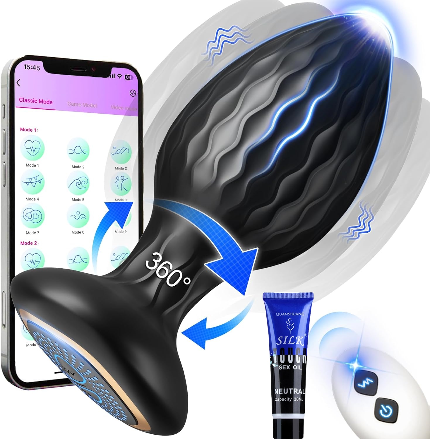 👑Rotating anal vibrator prostate massager--Made in the USA