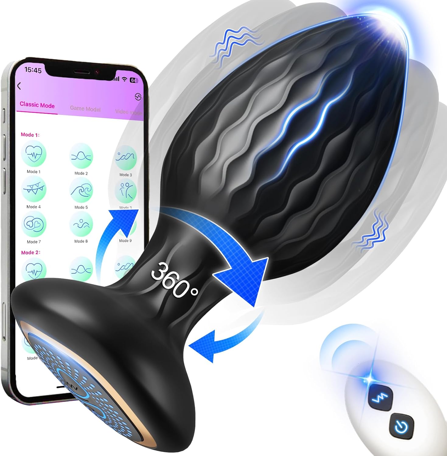 👑Rotating anal vibrator prostate massager--Made in the USA