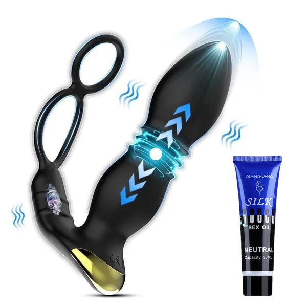 demon king-Vibrating Dual Stimulation prostate massagger