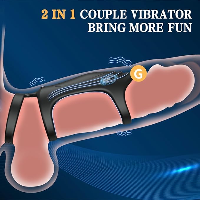 😍520 Flirting Series Special Launch-2 in1 Couple Vibrator💑