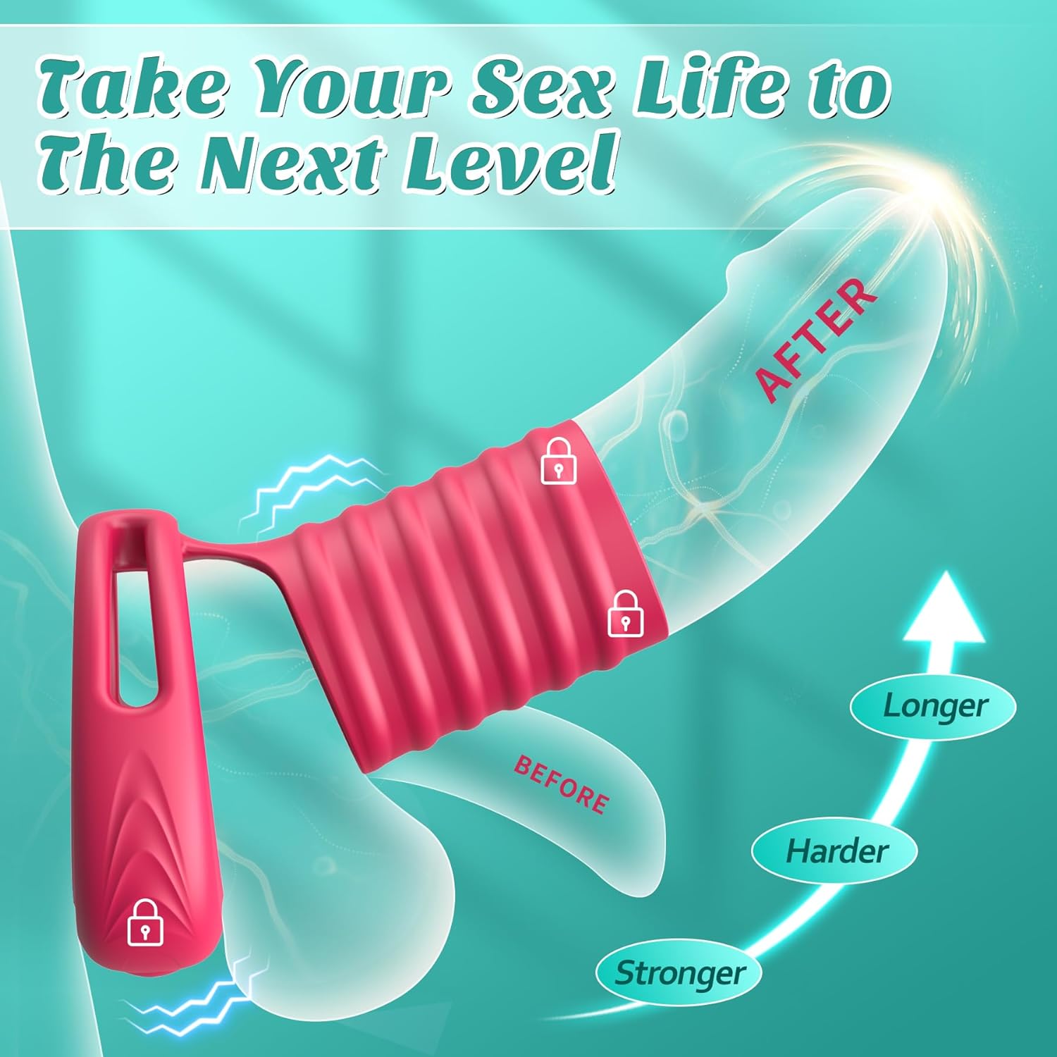 🔥For purposes built to make couples squeal-💑Multifunctional ring