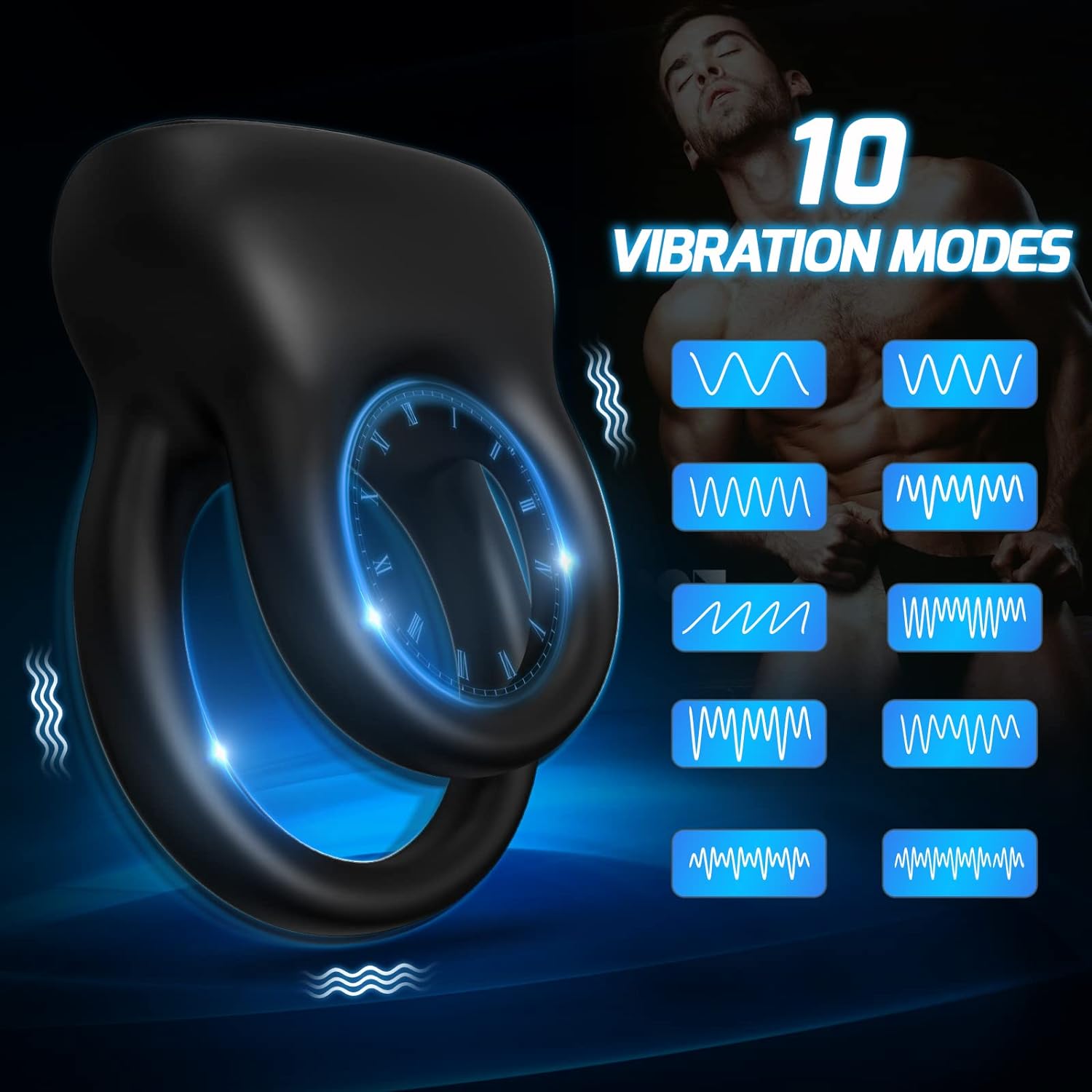 Newly launched Men's Macho Series-Detachable Vibrating Cock Ring