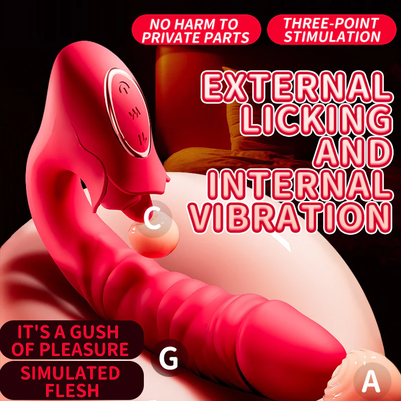 😜Summer Clearance Flash Sale Only $39.99-3 in 1 G-spot Dildo Female Vibrator