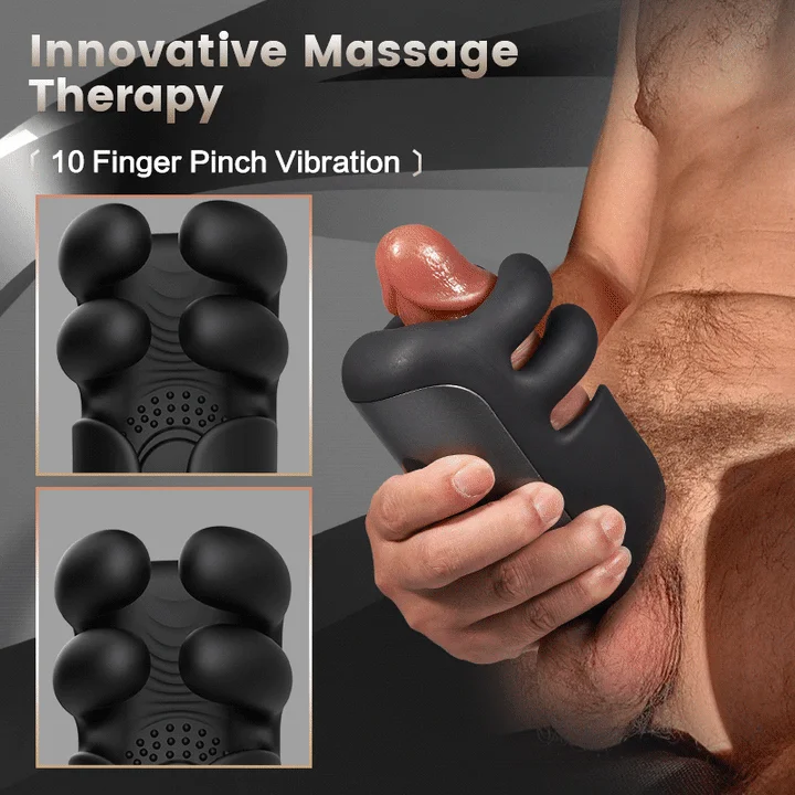 🏆Champion Trainer-10 Pulsating Vibrating Finger Penis Trainer