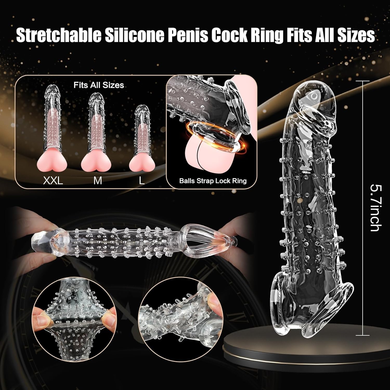 🔥Newly Launched Couple Series-Desire Shockwave💥 Penis Sleeve