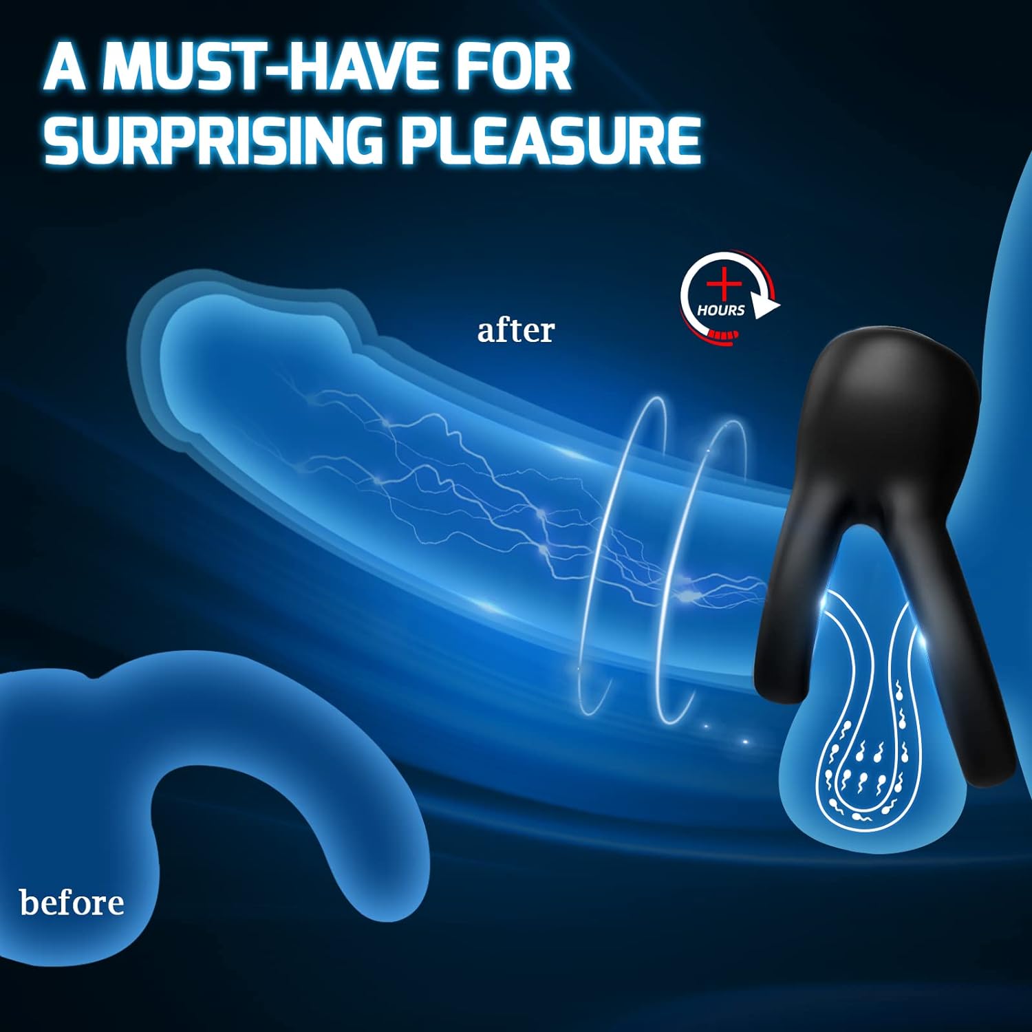 Newly launched Men's Macho Series-Detachable Vibrating Cock Ring